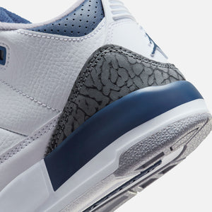 Jordan PS Air Jordan 3 Retro - White / Midnight Navy / Cement Grey / Black