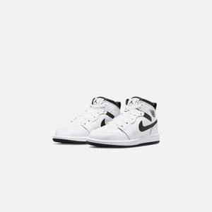 Jordan PS Air Jordan 1 Mid - White / Black / White / Black