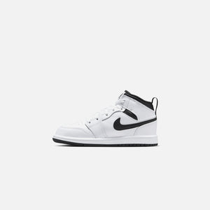 Jordan PS Air Jordan 1 Mid - White / Black / White / Black