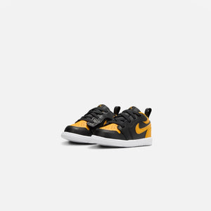 Jordan TD Air Jordan 1 Low Alt - Black / Yellow Ochre / White