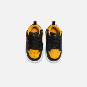 Jordan TD Air Jordan 1 Low Alt - Black / Yellow Ochre / White