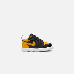 Jordan TD Air Jordan 1 Low Alt - Black / Yellow Ochre / White