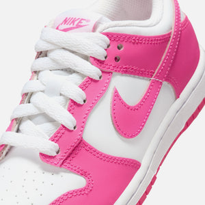 Nike PS Dunk Low - White / Laser Fuchsia