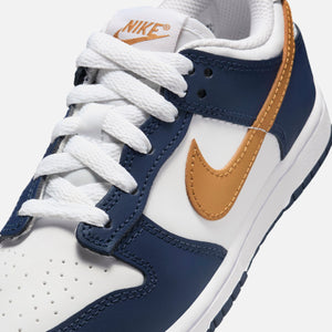 Nike PS Dunk Low - White / Wheat / Midnight Navy