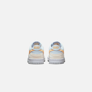 Nike GS Dunk Low - Pale Ivory / Melon Tint / Football Grey / White