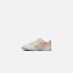 Nike GS Dunk Low - Pale Ivory / Melon Tint / Football Grey / White