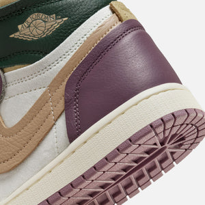 Jordan WMNS Air Jordan 1 High Method of Make - Galactic Jade / Sail / Sky J Mauve / Desert