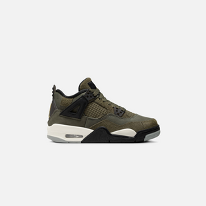 Nike GS Air Jordan 4 SE Craft - Medium Olive / Pale Vanilla / Khaki / Black-Sail