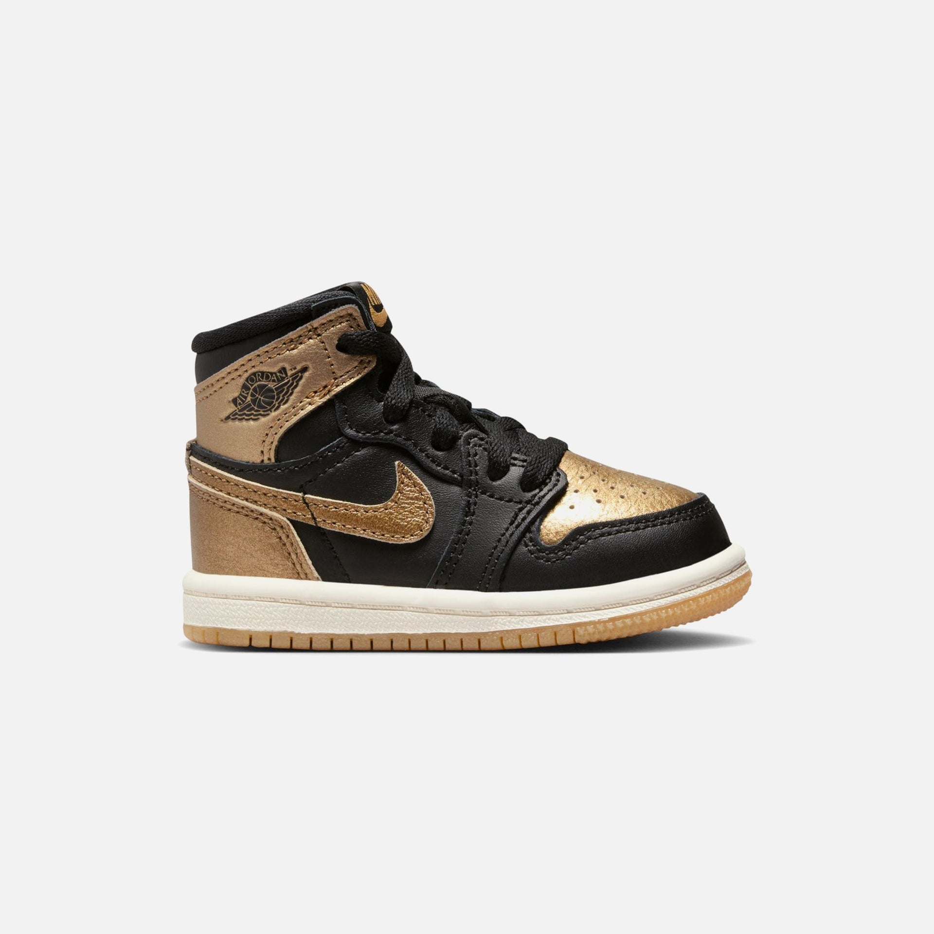 Jordan TD Air Jordan 1 Retro High OG - Black / Metallic Gold