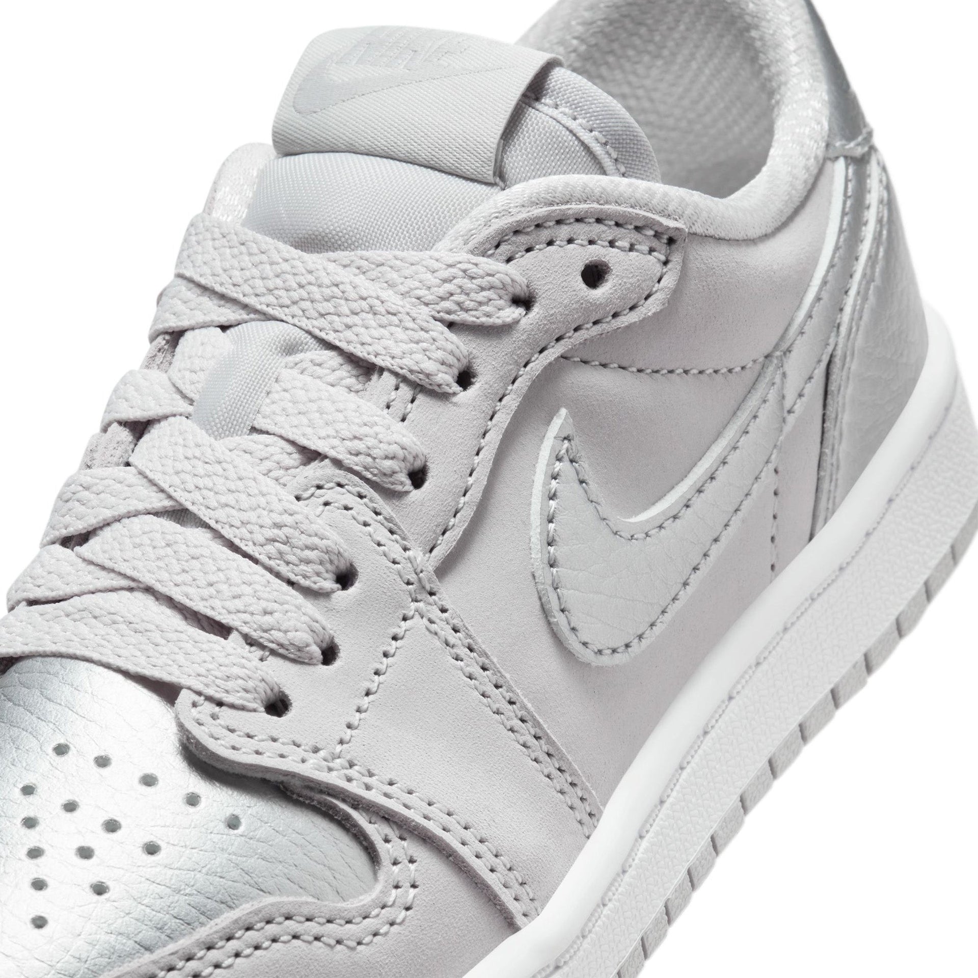 Jordan PS Air Jordan 1 Low OG - Neutral Grey / Metallic Silver / White