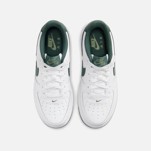 Nike GS Air Force 1 - White / Vintage Green / Oil Green