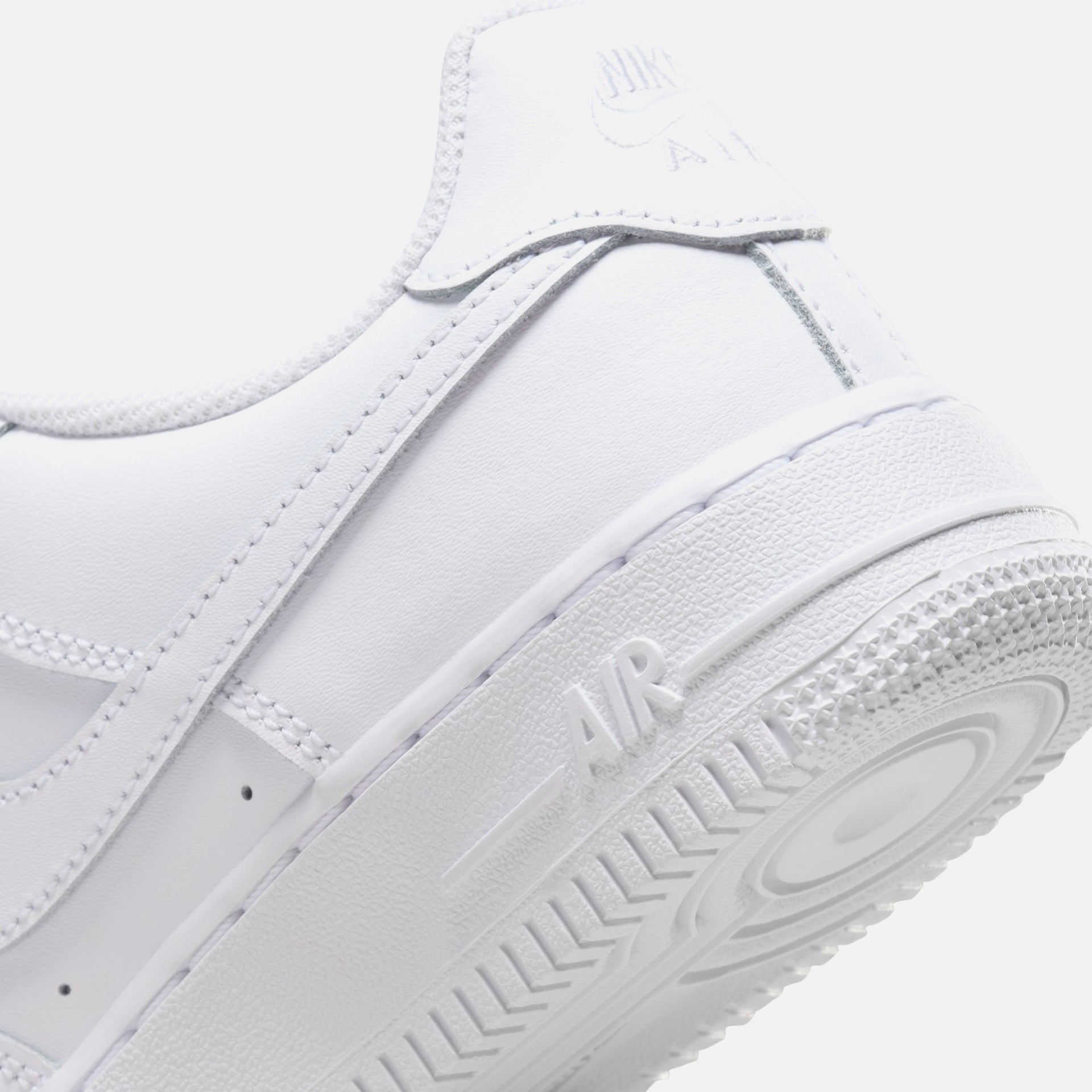 Nike GS Air Force 1 LE - White / White / White / White