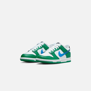 Nike GS Dunk Low - Malachite / Photo Blue / Black / White