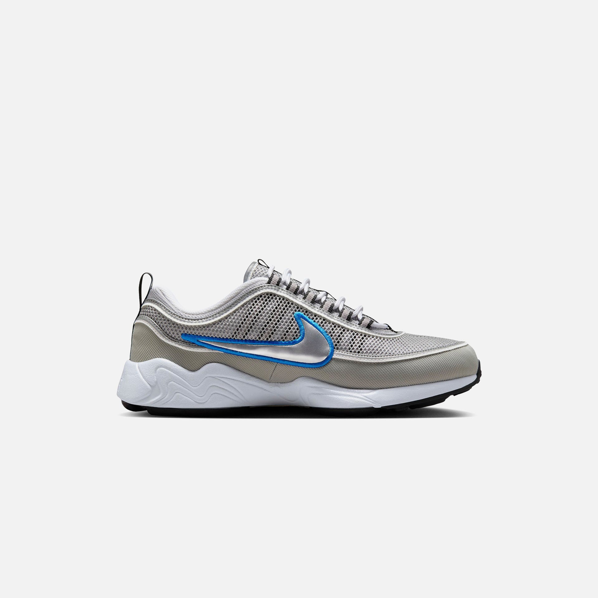 Nike Air Zoom Spiridon - Metallic Silver / Signal Blue