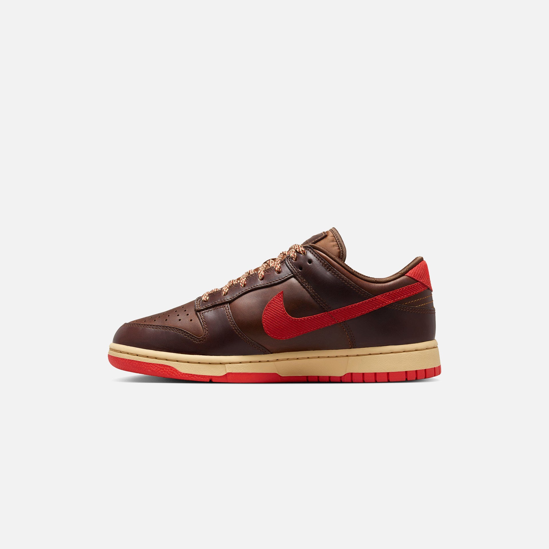 Nike Dunk Low Retro - Light British Tan / Picante Red / Sesame