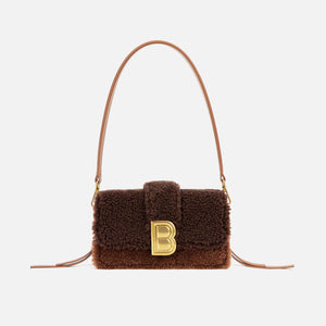 Brandon Blackwood Nia Shearling Bag - Brown Multi