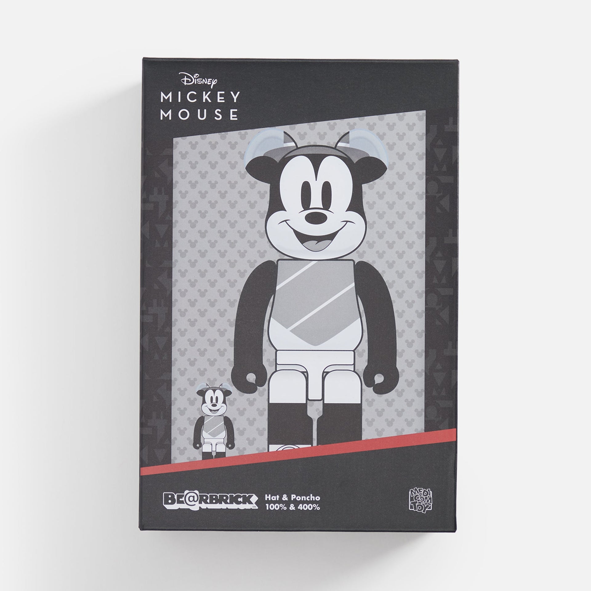 Medicom Toy BE@RBRICK x Disney Hat and Poncho Mickey 1000%