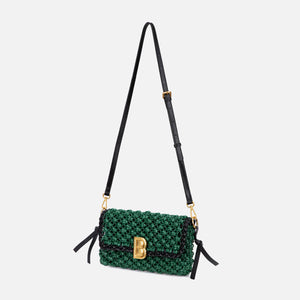 Brandon Blackwood Knitted Nia Bag - Green