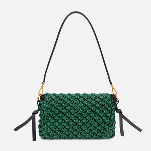 Brandon Blackwood Knitted Nia Bag - Green