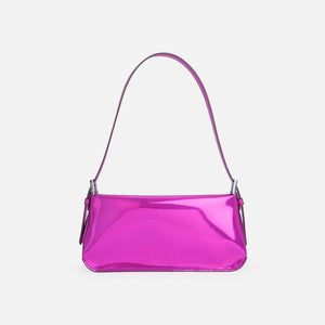 By Far Dulce Iridescent Lac Bag - Fuchsia