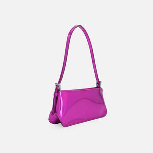 By Far Dulce Iridescent Lac Bag - Fuchsia