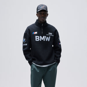 Kith for BMW Cable Fleece Quarter Zip - Black