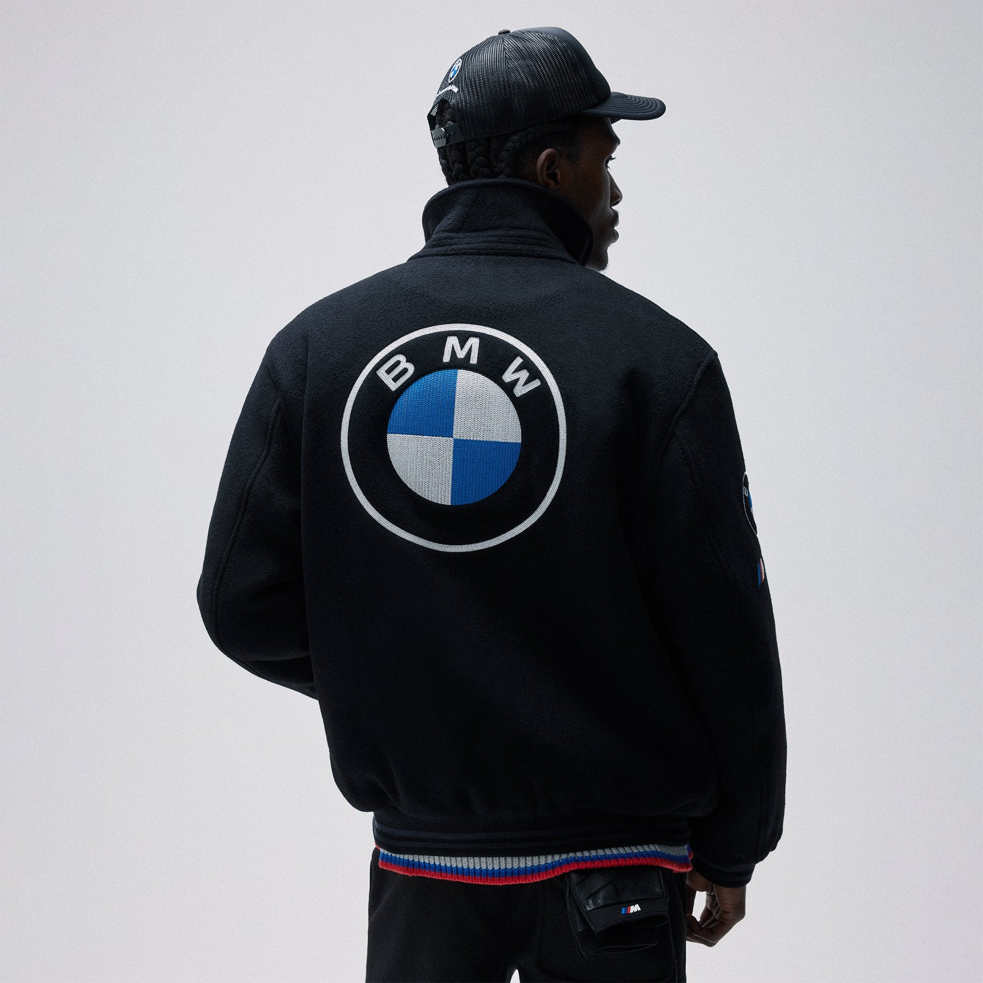 Kith for BMW Wool Coaches Jacket - Black