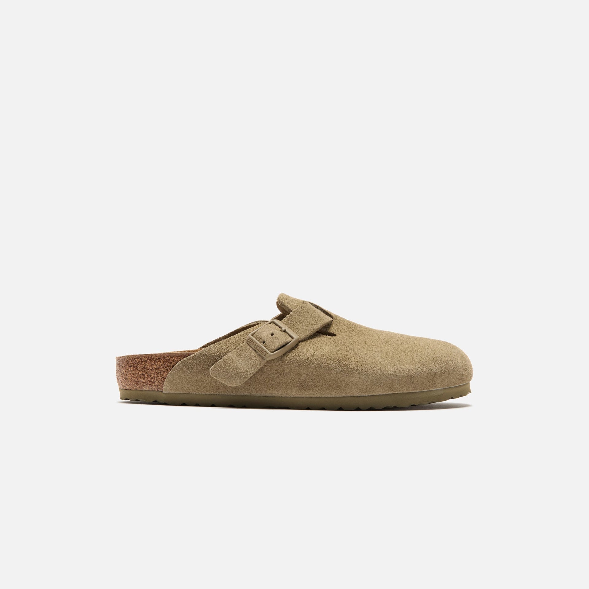 Birkenstock Boston Suede - Faded Khaki