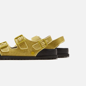 Birkenstock Milano Raffia - Luxe Golden Olive