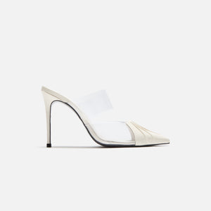 Black Suede Studio Cove 100 Mule - Coconut