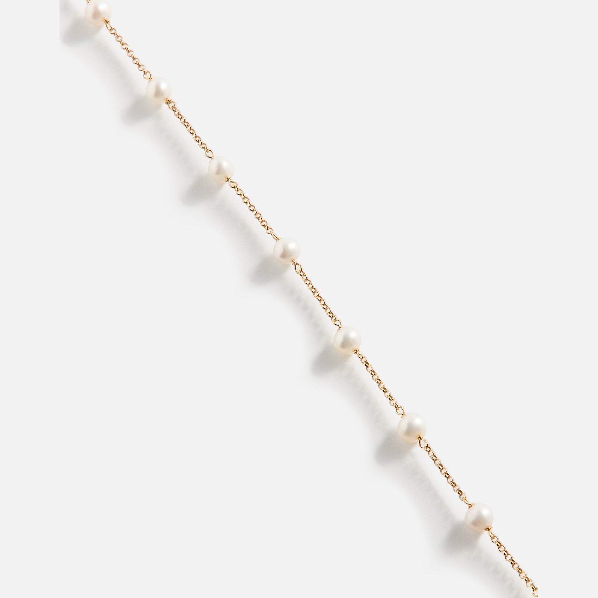 Veert The Classic Pearl Chain - Yellow Gold