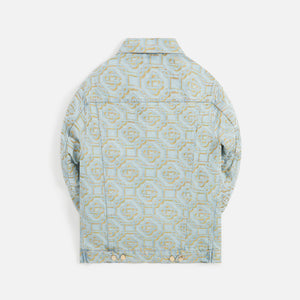 Casablanca Monogram Jacquard Denim - Off White