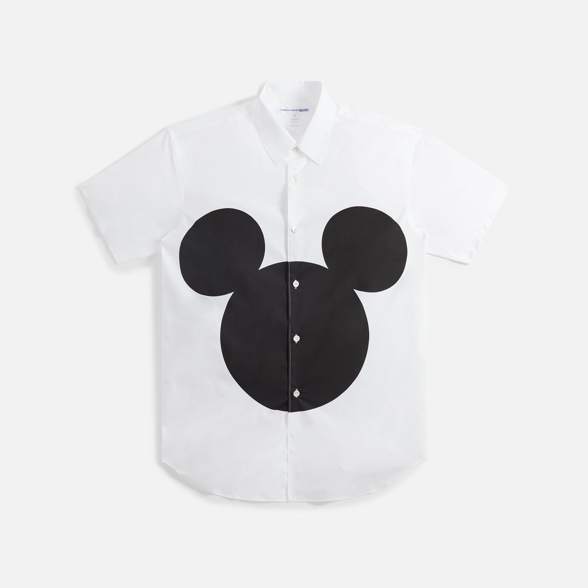 Comme des Garçons Shirt Poplin Disney Digital Print Shirt - White