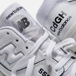 CDG Pocket Junya Watanabe x New Balance Steer Smooth BB550 - White