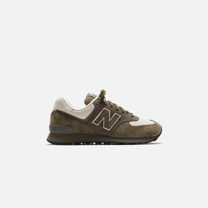 CDG Pocket New Balance x Junya Watanabe 574 Pig Suede Nubuck -  Khaki / Off White