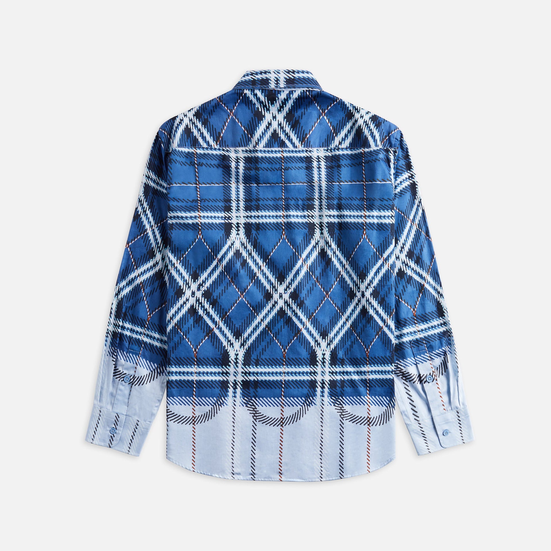 Craig Green Plaid Fade Shirt - Blue Plaid