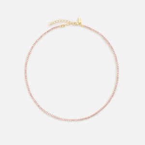 Crystal Haze Mini Serena Necklace - Pink