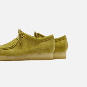 Clarks Wallabee - Mid Green Suede