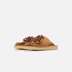 Clarks Desert Nomad Mule - Cola Suede