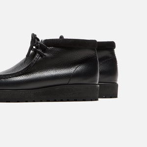 Clarks Wallabee Scout -  Black Leather