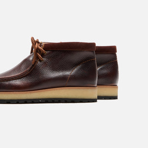 Clarks Wallabee Scout  - Dark Tan Leather