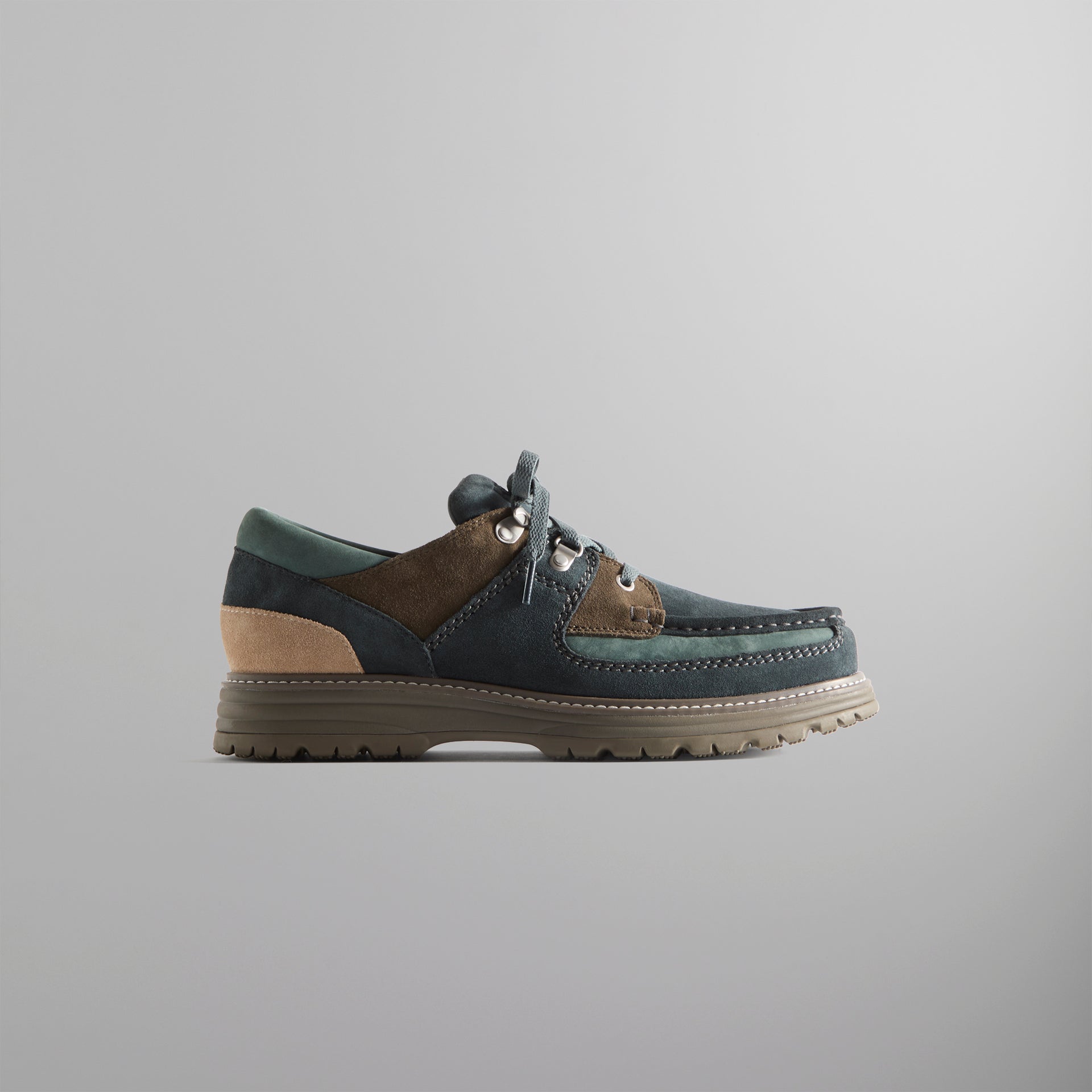 8th St by Ronnie Fieg for Clarks Originals Sunderland - Dark Teal Combi