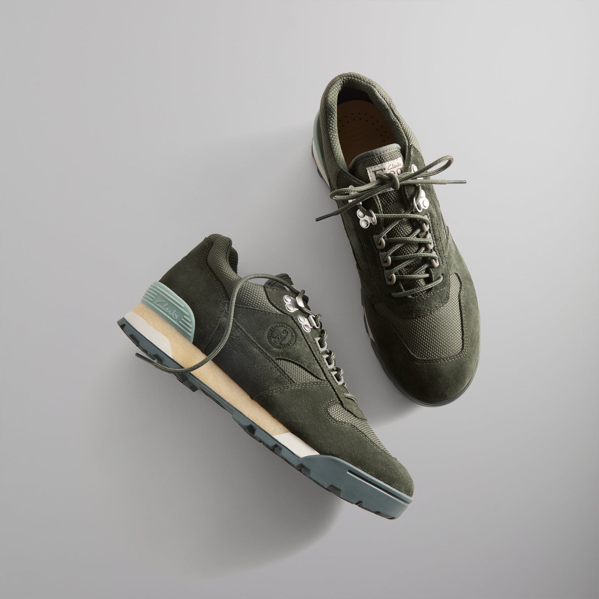 8th St by Ronnie Fieg for Clarks Originals Laddow - Dark Olive Combi