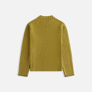 Marni Green Jumper with Degrade Stripes - Citronelle