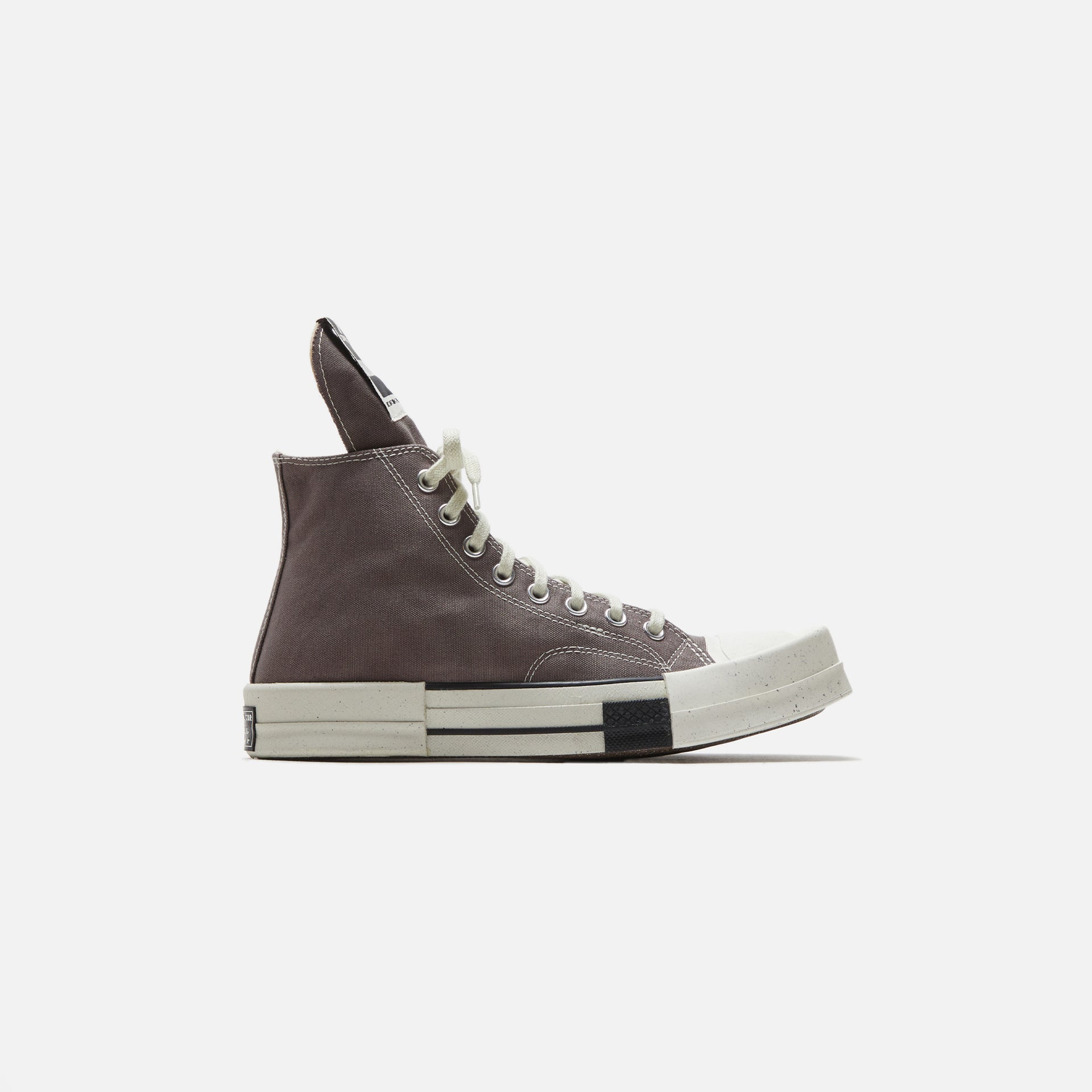 Converse x Rick Owens DRKSHDW Turbodrk Laceless - Iron / Egret / Natural Ivory