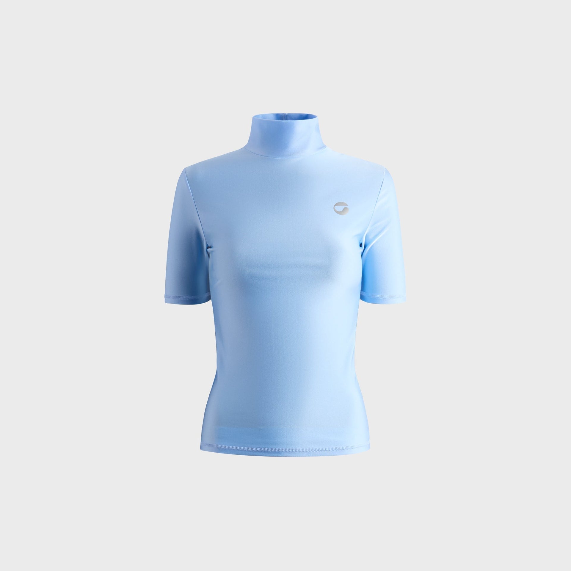 Coperni High Neck Fitted Top - Blue