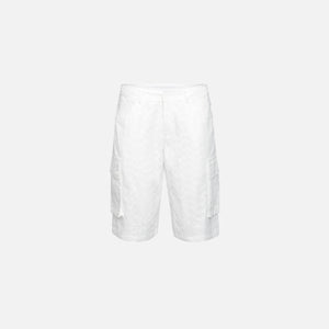 GUIZIO Justina Eyelet Shorts - White