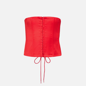 GUIZIO Satin Corset - Poppy