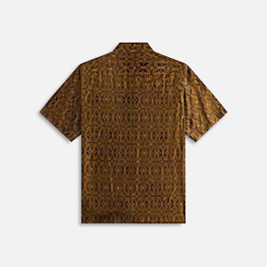 Dries Van Noten Cassidye Super Lightweight Printed Shirt - Silk Brown