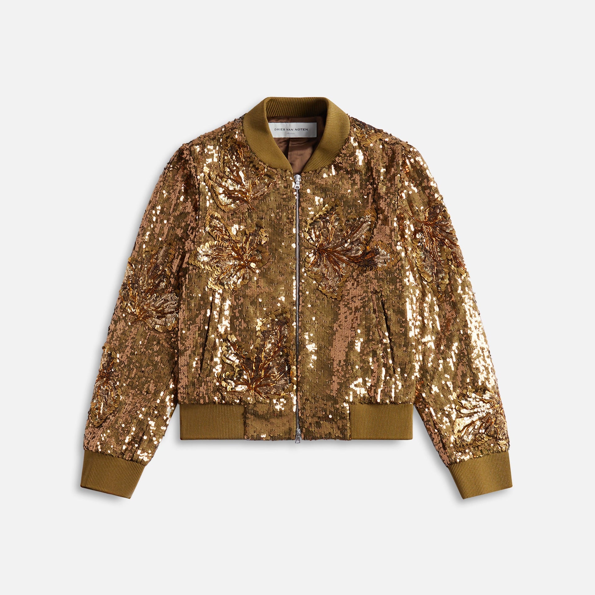 Dries Van Noten Vaksel Emb 8344 M.W.Jacket - Gold